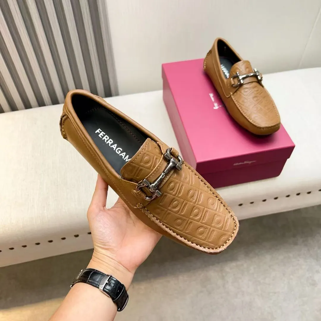 Men's men's shoes 💰620 Ferragamo new high-end quality 🔥 imported cowhide ➕ cowhide lining size 38-45